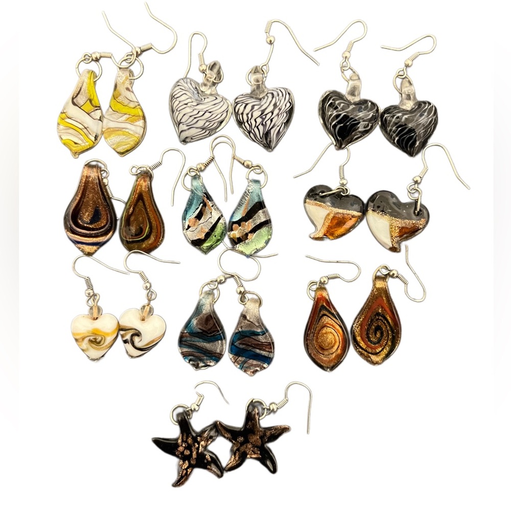 Murano glass earrings